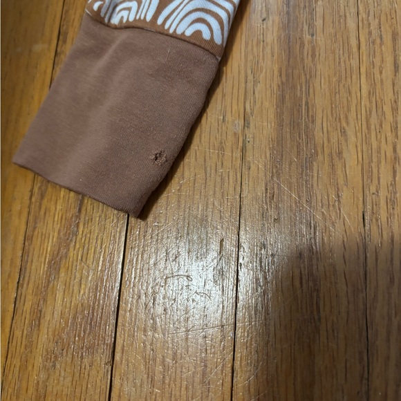 Little Sleepies Rust Rainbow Zippy - Picture 2 of 4